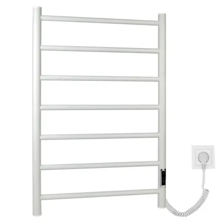 Полотенцесушитель электрический E2.L.50x80.L7.R.Lines (timer) МУАР White - фото 2